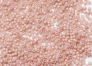 Бисер Япония круглый 11/0 10г 0764 креветка матовый, непрозрачный пастель