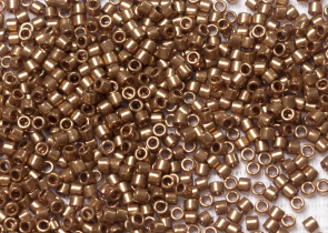 Бисер Япония MIYUKI Delica цилиндрический 11/0 5 г DB0022L светло-бронзовый металлизированный