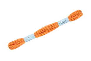 Нитки для вышивания " Gamma" декоративные " МУЛИНЕ Cloud" 100% полиэстер 6 м №17 рыжий