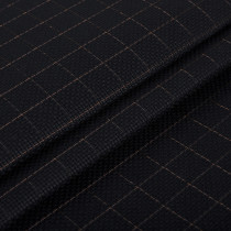 Канва K04R " Gamma" Aida №14 цв. 92% хлопок, 8% терилен 50 х 50 см ± 2 см черный в клетку